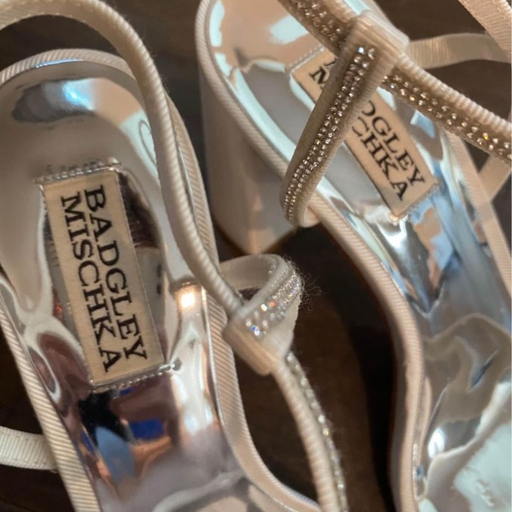 Badgley Mischka Rebekah Block bridal Heels
